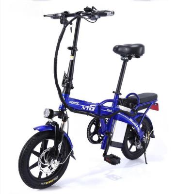 China Hot Sale 2021 New Products Lithium Battery Mini Bicycle Foldable Electric Bike Aluminum Alloy Foldable Ebike for sale