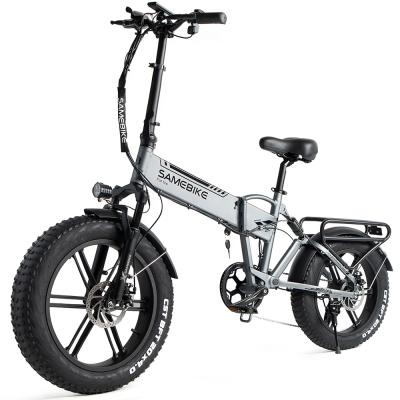 China Aluminum Alloy Europe Warehouse Cheap Foldable Folding City Electric Bicycle Full Suspension 250w 36v for sale