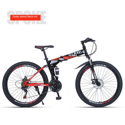 China High Quality Tour Moujntain Bicycle Factory Supply OEM 26 Inch Aluminum Alloy Frame Folding Mountain Bike for sale