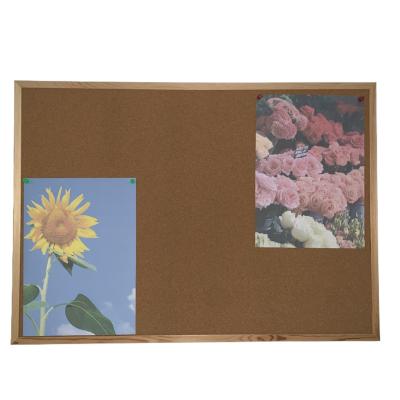 China DRAWING BOARD China Supplier Wholesale Cork Notice Board Double Sided Wood Framed Standard for sale