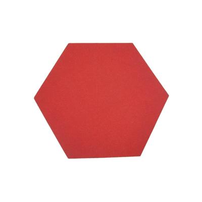 China Hot Sale Decorative Hexagon Cork Pin Bulletin Board For Pictures Nordic Style Custom Colored Wall Panel DRAWING BOARD for sale