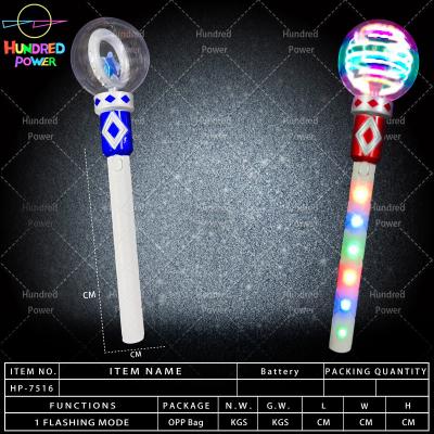 China Magic Wand Light Plastic Flashing Spinning Toys for sale