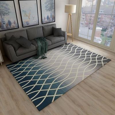 China Stain Resistant Hot Modern Style Soft Anti-Slip Luxury Printed Carpet For Home Decorative for sale