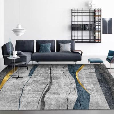 China Modern Design Pet Friendly Stain Makers Living Room Rugs Bedroom Printed Blankets for sale