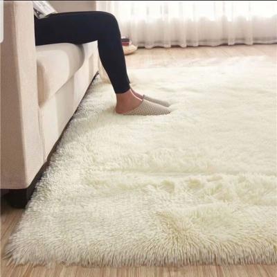 China 2022 New Style Anti-Slip Home Sofa Fluffy Carpet Living Room Shaggy Rugs For Bedroom Washable for sale