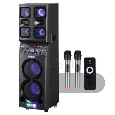 China Standard Karaoke Machine Wireless Portable Karaoke Speaker with Wireless Microphones Ideal for Karaoke Singing Home Party for sale