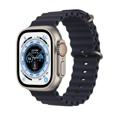 China Original Manufacturer 3G Chipsship Watch Ultra w/Rugged Titanium Case & Orange Alpine Loop Medium Smart Watch for sale