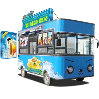 China 1.2 mm cold steel sheet metal electric dining car for selling fast food /BBQ/Egg wheels for sale for sale