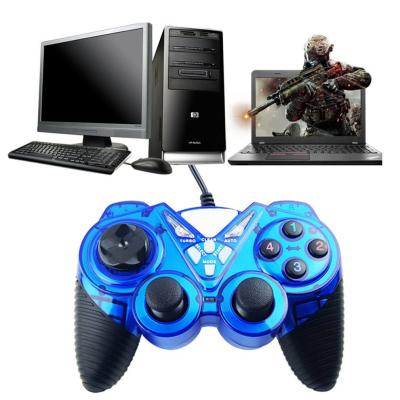 China Bulk sale OEM ERGONOMIC gamepad USB joystick motor wired controller for PC for sale