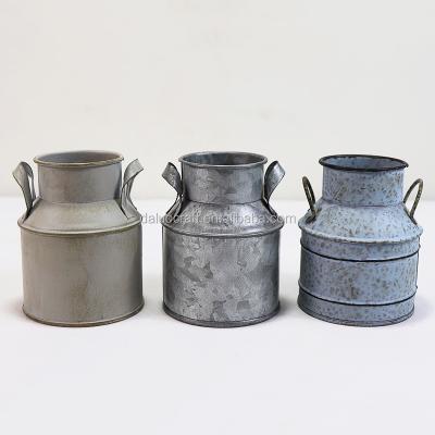 China Europe Factory Metal Planters Mini Metal Flower Pots Succulent Pots Low Price for sale