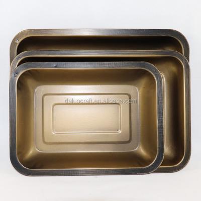 China Europe thickened metal tray good quality kitchen tray table candy tray for sale