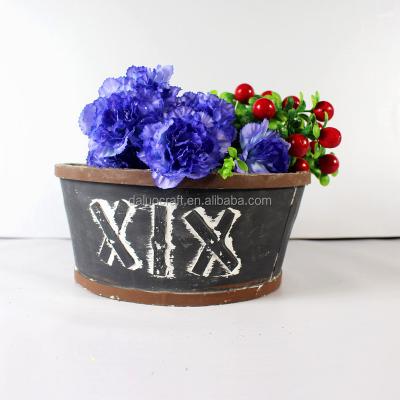 China Europe Tree Bark Flower Pot Halloween Fruit Bowl Hot Sale Flower Pot for sale