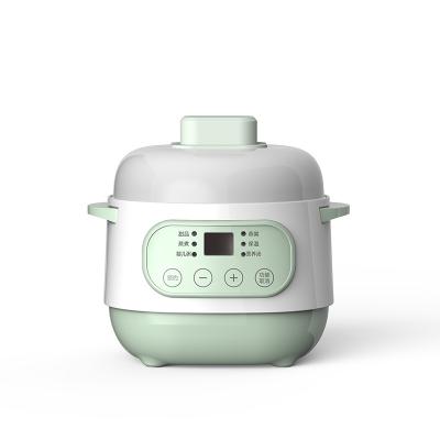 China Household Health Multi Automatic Ceramic Baby Oatmeal Slow Cooker Stew Pot With Electric Steamer ZC-02 for sale