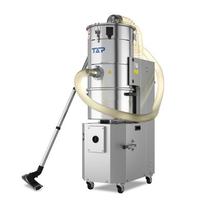 China food & Beverage factory TOP 4KW big power three phase industrial vacuum cleaner for food&Pharma use with SS304 structure for sale