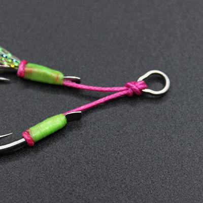 China XUHANG D009 High Strength Jig Lure Slow Building Aid Hooks Double for sale