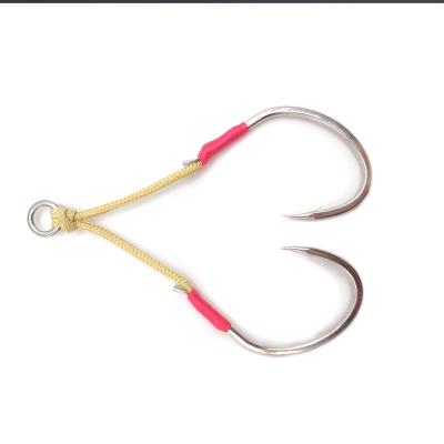 China Saltwater Fish Rigging Rigging Hooks Double Flat Fish Eyes XUHANG D011 Jig for sale