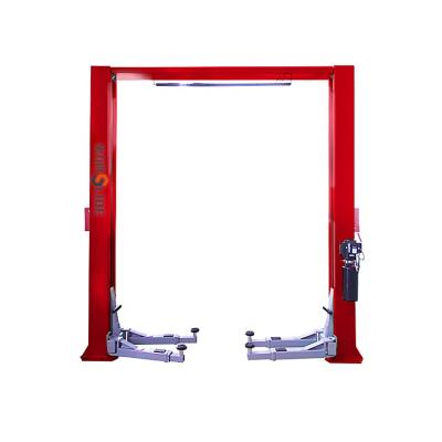 China Vehicle Repair & SLD-T28 Hydraulic Clear Floor Type 4000kgs 2 Post Car Lifter For Vehicles Repair And Maintenance for sale