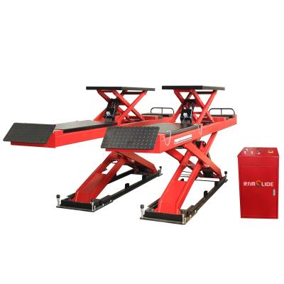 China Large Platform Auto Scissor Car Maintanence Lifting Machine SLD-T68D Used For Wheel Alignment Car Lift for sale