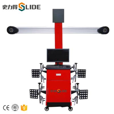 China Maintanence 3D Wheel Aligner Workshop Use Four Post Car Lift Wheel Alignment Equipment Auto Repair Lifting Machine for sale