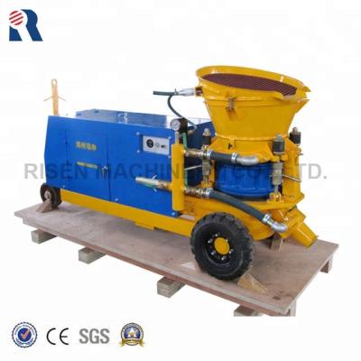 China diesel engine shotcreting machine for dry or wet mix shotcreting /concrete spraying/guniting 10mm for sale