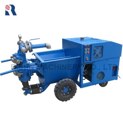 China Construction worksÂ   Double piston hydraulic mortar pump/cement mortar spraying machine for sale