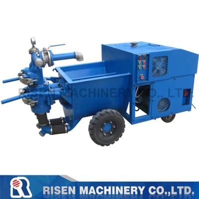 China Grouting Cement Mortar Spraying /grouting Pumping Machine - Hydraulic Double Piston Mortar Plastering Pump for sale