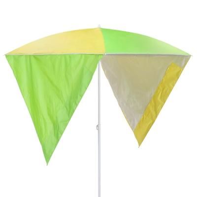 China 2022 Modern Parasol Cloth Umbrella With Curtain Supplier Direct Selling Polyester Tent Umbrella Beach Umbrella for sale