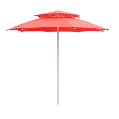 China Outdoor Furniture Best Price Customized Red Luxury Tower Umbrella Garden Umbrella High Quality Patio Umbrella for sale