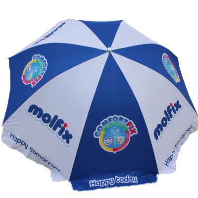 China 2022 New Modern Wholesale Customized High Quality Advertising Logo Umbrella Outdoor Sunshade Rain Beach Umbrella for sale