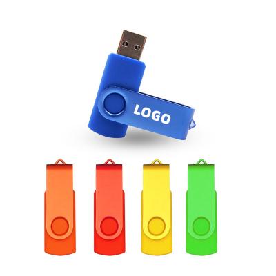 China Promotional Gifts Advertising-Wholesale Custom USB Drives Classic 4gb 8gb 16gb 32gb 64gb 128gb Promotional Mini Metal Pendrive Flash Swivel USB Flash Drives for sale