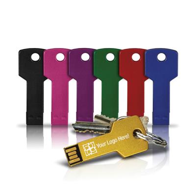 China Advertising-Wholesale Promotional Gifts Waterproof Shaped USB Key 2.0 Flash Drive With Real Logo Printing 4gb 8gb 32gb 64gb Capacity Custom USB Key for sale