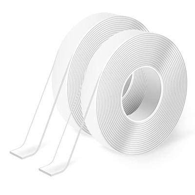 China Free sample washable reusable strong sticky tapes waterproof gel grip tape, double side nano tape for Home Office for sale