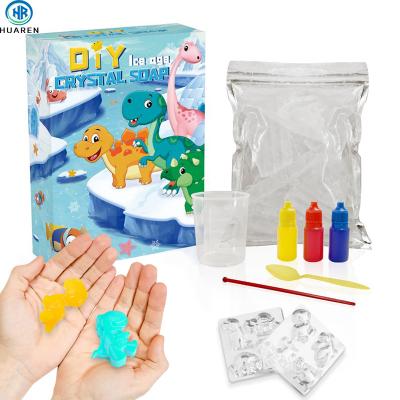 China Funny DIY Toy STEM DIY Activity Craft Education Kit Melt and Pour Dino Soap Making Kit Dino for Kids for sale