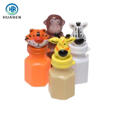 China Wonderful Gift Non-Toxic Animal Bottles Outdoor Toy Soap Kids Toys Water Bubbles for sale