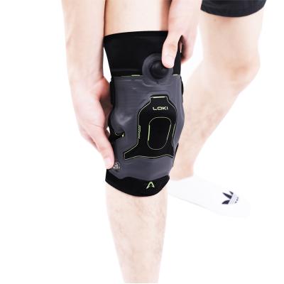 China LOKI Customized Logo Inflatable Compression Knee Support Brace for sale