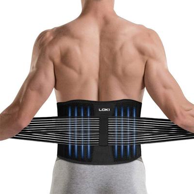 China LOKI Breathable G011 Hot Sale OEM Lumbar Support Belt Waist Trimmer Slimming Belt Waist Train for sale