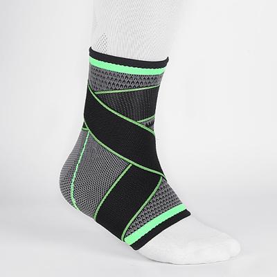 China Hot Sale Protection Ankle Brace Compression Sleeve With Adjustable Strap Ankle Support for sale