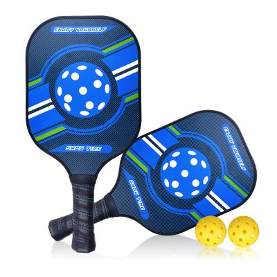 China LOKI New Design Hot Selling Carbon Fiber Customized Logo Pickleball Pickleball Paddle Set Best Price Good Quality for sale