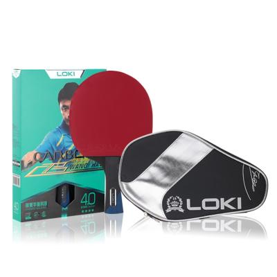 China Loki M4 Wooden and Rubber Star Hot Sale Table Tennis Racket Paddle for sale