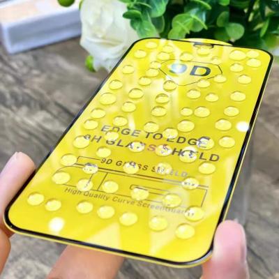 China Easy Install Factory Price 9D Tempered Glass Full Screen 9H Protector High Clear Glue Screen Flim For IPHONE Series for sale