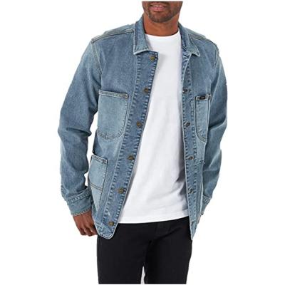 China QUICK DRY Mens Vintage Washed Denim Jacket Ripped Casual Slim Long Sleeve Biker Denim Jacket for sale