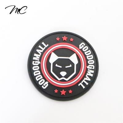 China Sustainable Luxury Garment Accessories Customized PVC Patches 3D Silicone Rubber Labels for sale