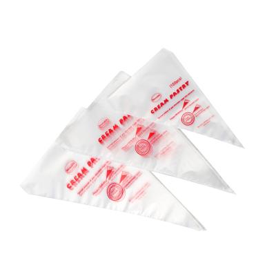 China Disposable Food Grade 12/14/16 Inch PE Cream Piping Bag Disposable Icing Bag for sale