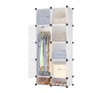 China Magic Wardrobe DIY Piece Wardrobe (Size) Adjustable Plastic Children's Combination Folding Collated Wardrobe Storage Cabinet for sale