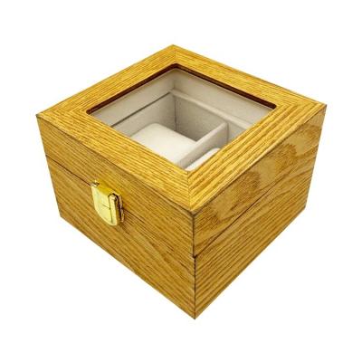 China Handmade New Design Luxury Running Wooden Watch Gift Box For Two Watches for sale