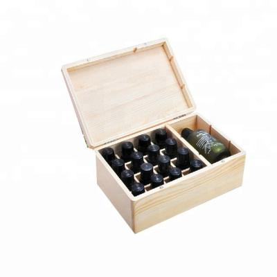 China Handmade Custom Design 16 Bottles Essential Oil Packaging Box With Custom Design Logo for sale