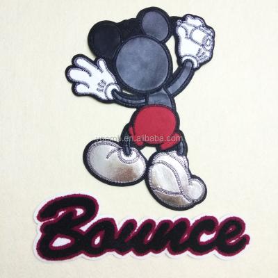 China Viable wholesale cartoon character sequin beed patch embroidery patch for clothing, bag, hat etc. for sale