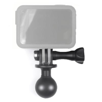 China Universal Aluminum Alloy 1inch Ball Mount Base For Sports Action Camera Bracket for sale