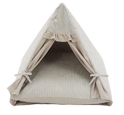 China Breathable Pet Supplies Portable Small Pet Bed Teepee Tent For Dogs for sale