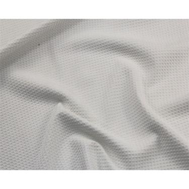 China Jiulong Textile China Fabric Fashion Garment Breathable 100% Polyester Plain Dyed Cey Waffle Weave Fabric for sale